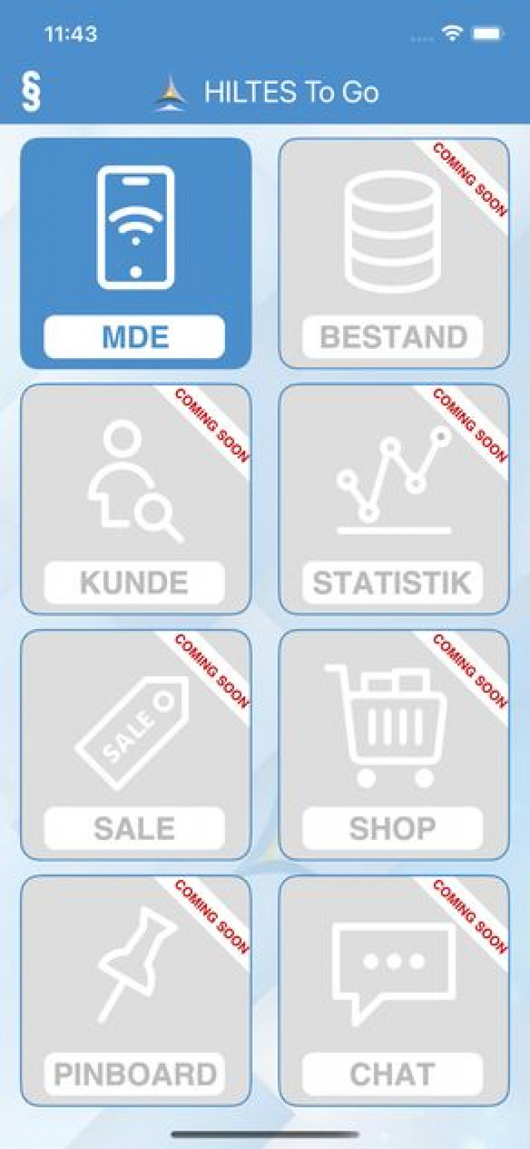 HILTES ToGo-APP 25% hochkannt