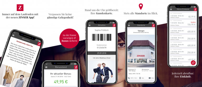 Kunden-APP Zinser